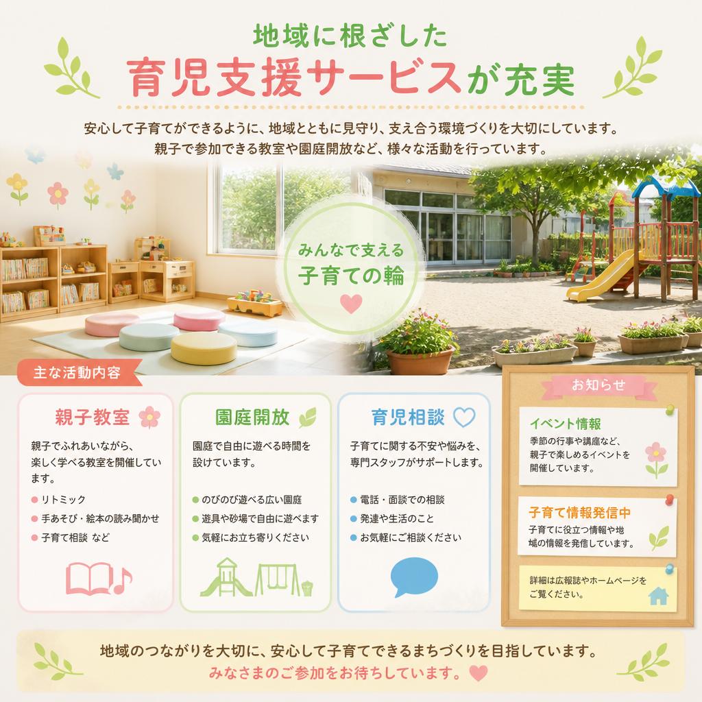 充実した育児支援サービス