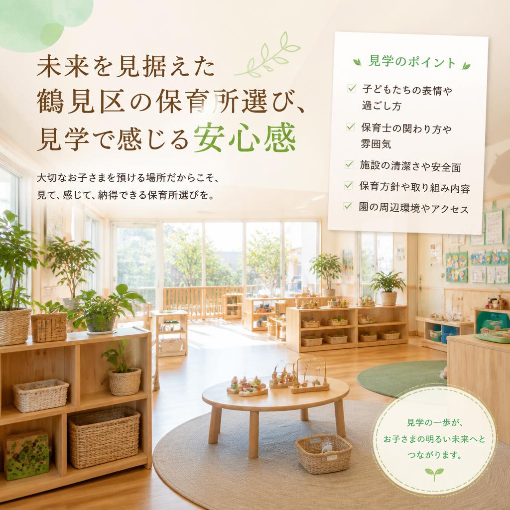 未来を見据えた鶴見区の保育所選び、見学で感じる安心感