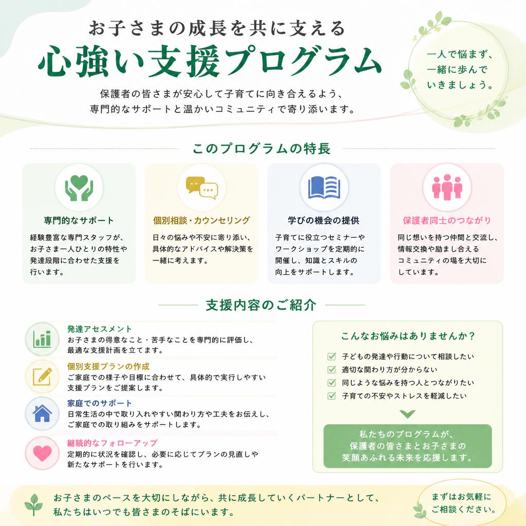 2. 親支援プログラムの充実