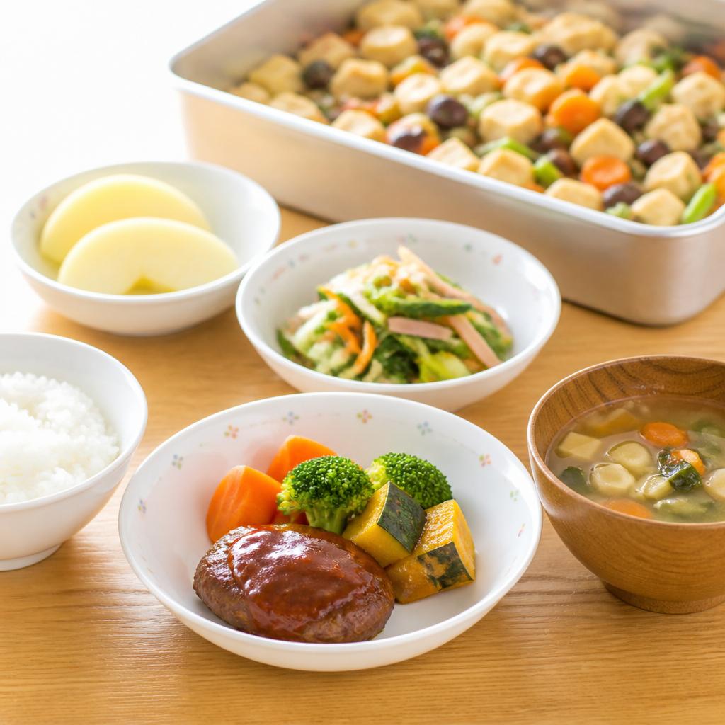 充実した栄養満点の給食